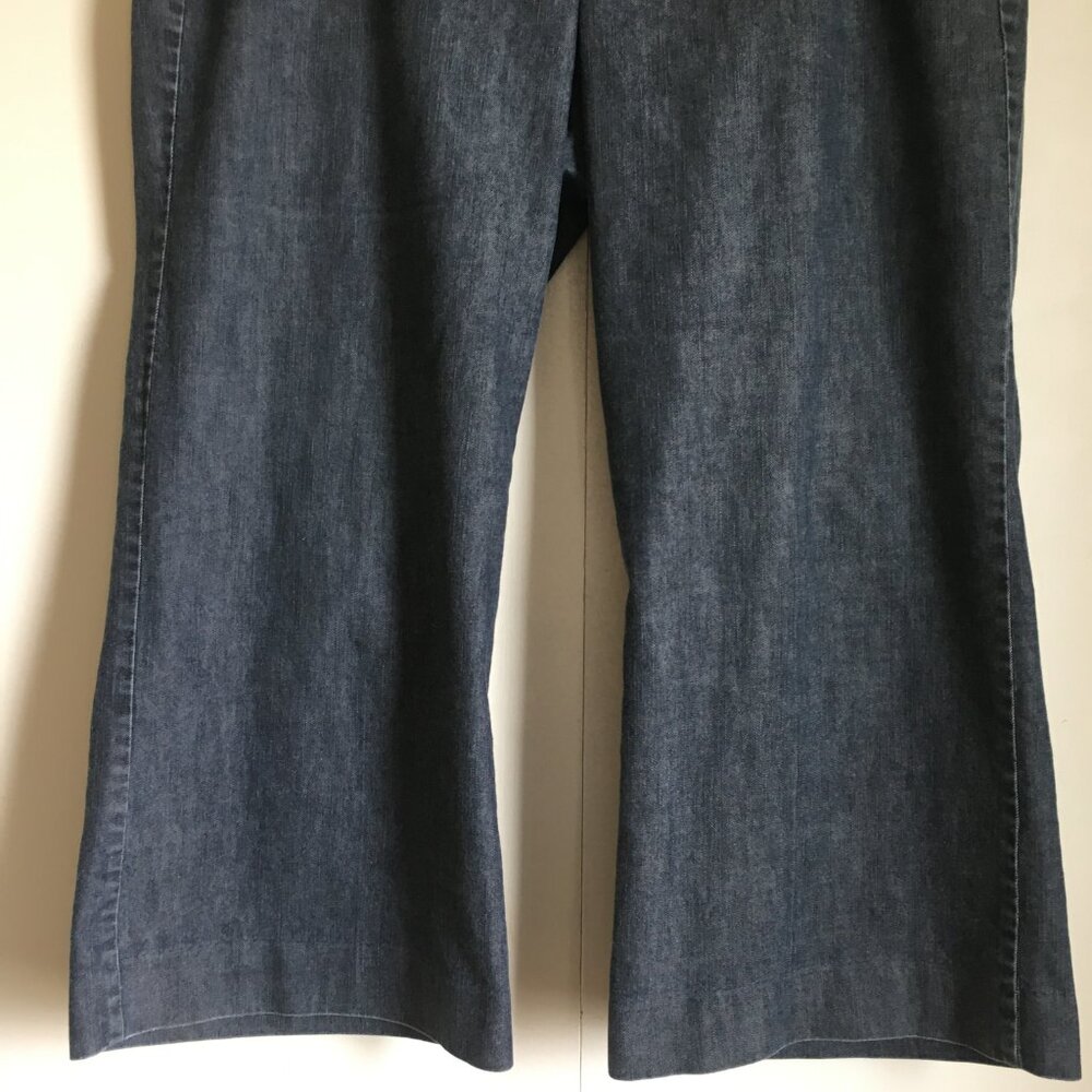 GAP Stretch Denim Regular Trouser Pants Blue Size 16 - Picture 4 of 16
